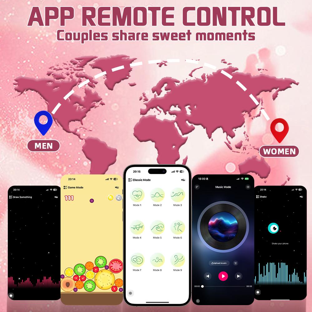 APP Control Vagina G-Spot Vibrator for Women Clit Sucker Wearable Panties Vibrator Clitoris Stimulator Sex Toy for Couples Game Insert Vibrating Egg