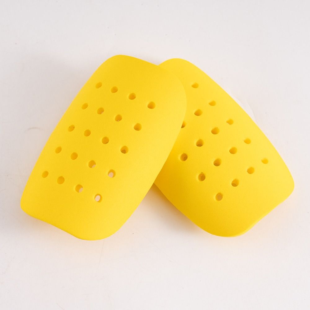 

EVA Футбольный держатель для голени 5 цветов Защита ног Аксессуары Накладки на голень Детские Мальчики Мужчины 15x9cm жёлтый