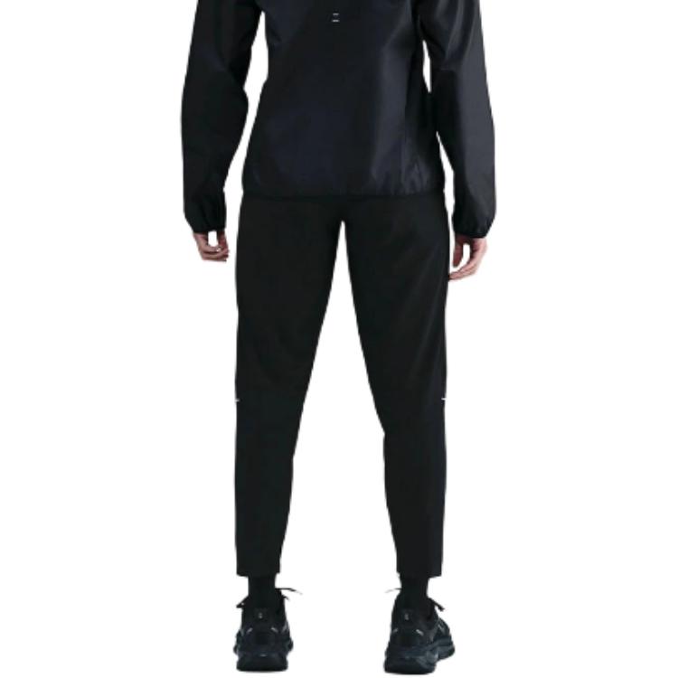 Nike Calças Esportivas de Tricô Cor Sólida com Bolso Lateral Elástico Dri-Fit Feminino bottoms HV5765-010