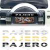 Auto Accessories 3D ABS Plastic Letter Logo Body Side Fender Rear Tail Trunk Sticker Decor For Pajero Car Styling