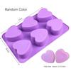 Heart-shape Silicone Mold for Baking Pan Patisserie Candy Bar Chocolate Mould DIY Wedding Gift Epoxy Resin Molds Kitchen Supply