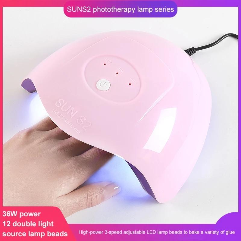 Professional UV LED Lamp For Nail Dryer 36W Ice Lamp For Manicure Gel Nail Lamp Drying Lamp For Gel Varnish Fast Curing