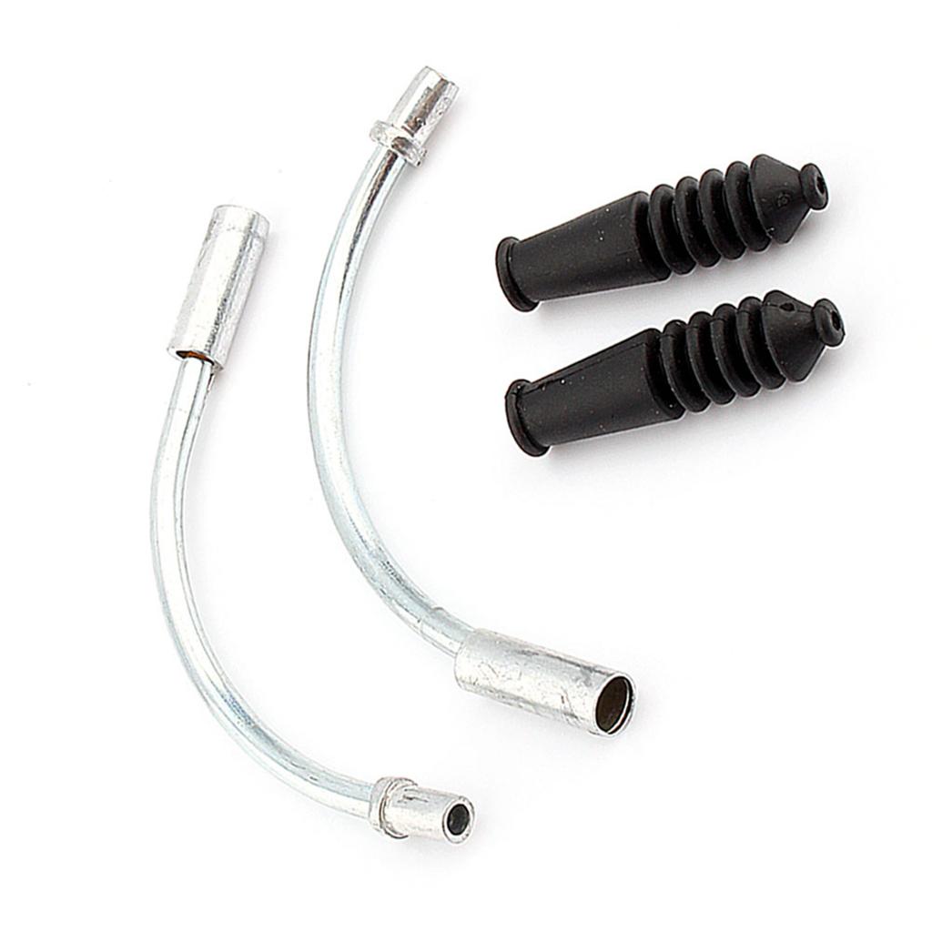 Mountain Bike V Brake Noodle Cable Wire   Hose with 110 Elbows, PC Tube with Lubricating Oil for