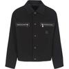 FW24 Short Collar Button Long Sleeve Cotton Jacket Men Jackets Black XM0000-38AF1-0326