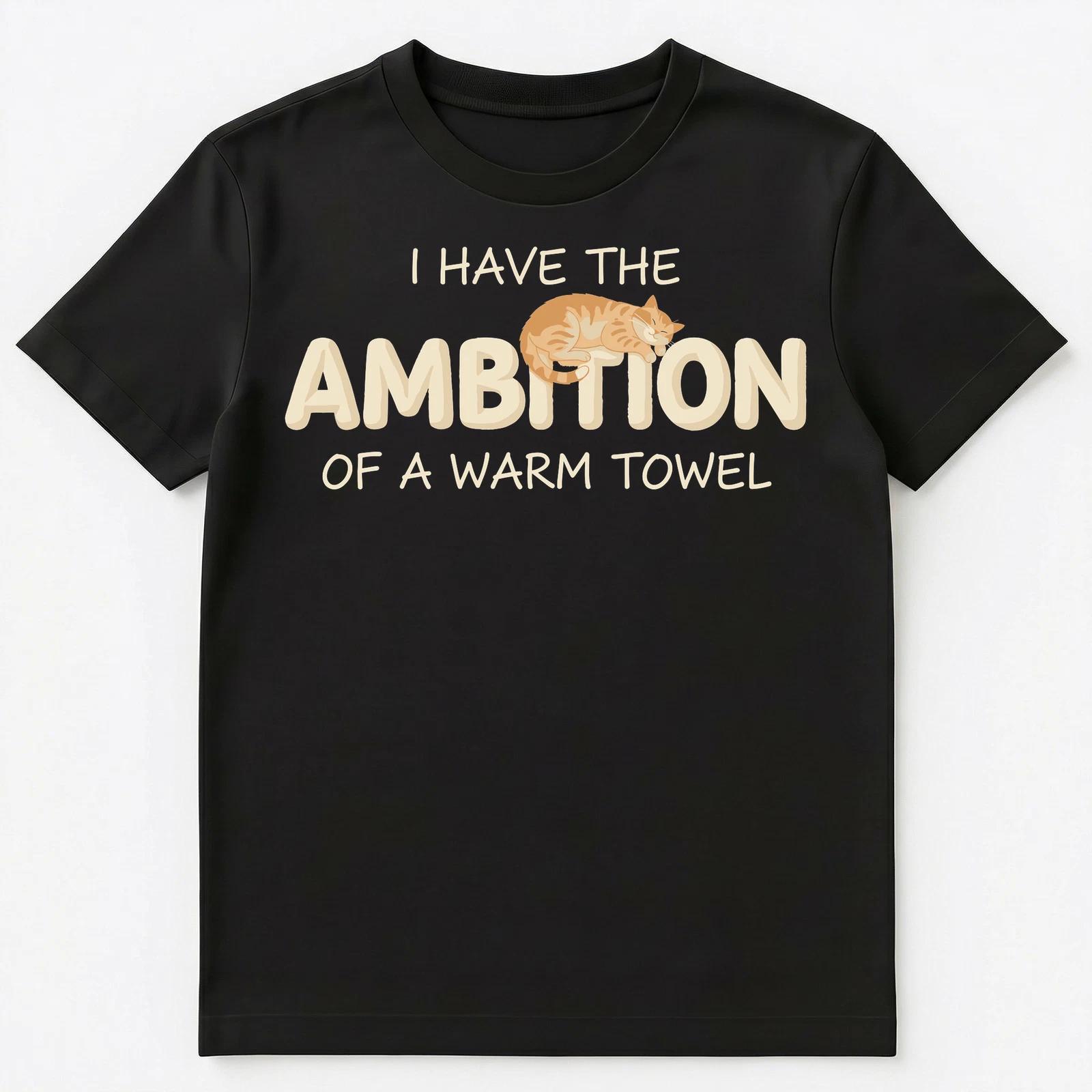 Cat Enthusiast Ambitious Procrastinator Unisex T-Shirt 2XL