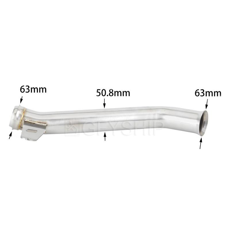 For Husqvarna 701 Svartpilen 2019 2020 For KTM DUKE 690 2013-19 Escape Slip-on Motorcycle Exhaust Mid Link Pipe 51MM Slip-on