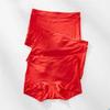 Dámské velké červené modalové slavnostní svatební kalhotky s vysokým pasem