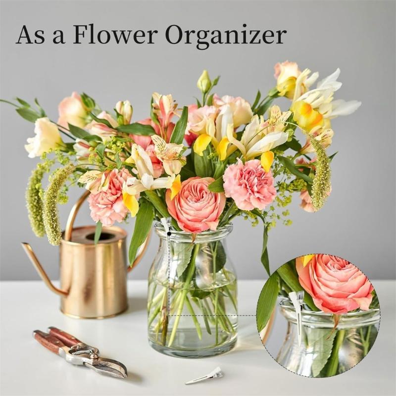 Professionelles Pflanzenbefestigungsset Blumenarrangierhalter Floristik-Arrangementhalter Blumenarrangiergestell Deckelzubehör