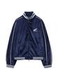 Phyps Motorcycle Velvet Track Jacket Navy
