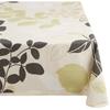 Gravure MEIWA Tablecloth (Single Sheet) Heartful Series Seville 120cm X 150cm Light Green