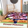 Atletico Madrid Customize Text Floor Rug Office Rug Suitable for Study room Kitchen Game Room Foyer Anti-slip Rug Office home decor Gift for Festivals