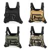 Tactical Chest Pack for Men Outdoor Cycling Multi-functional Sports Vest Bag, Waterproof and Wear-resistant