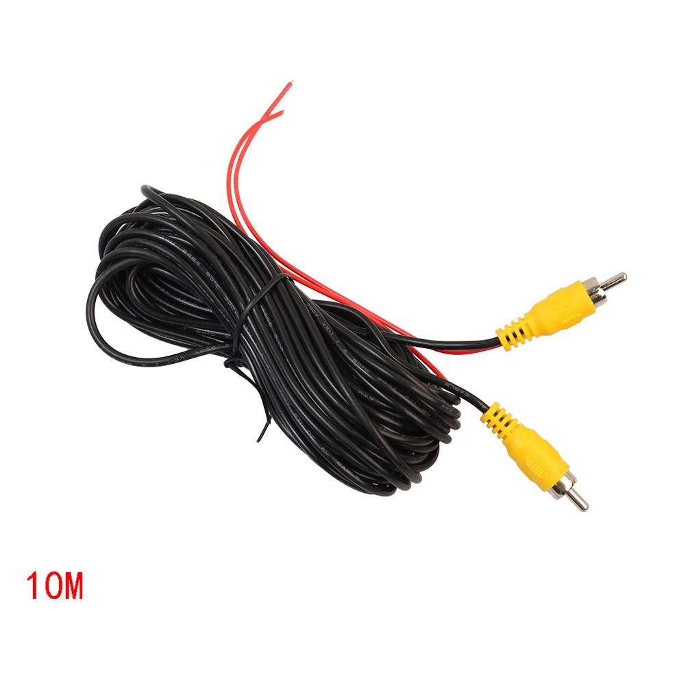 RCA Male To Male Camera View Rear Video Cable with Detection Wire Parking Camera Video Cable Auto Accessories