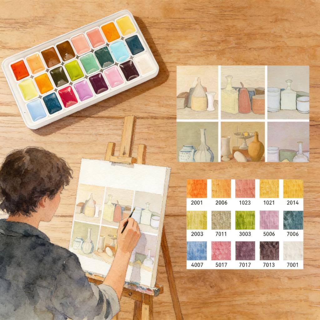 Artists Watercolors Paint Set 24/96/216 Colors 1ml Acuarela Professional Pigments Art Supplies, for Art Drawing Sketching