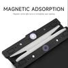 New PU Leather Car Trash Bag Magnet Closure Design Waterproof Vehicle Rubbish Container with LED Light Garbage Can Car Interior