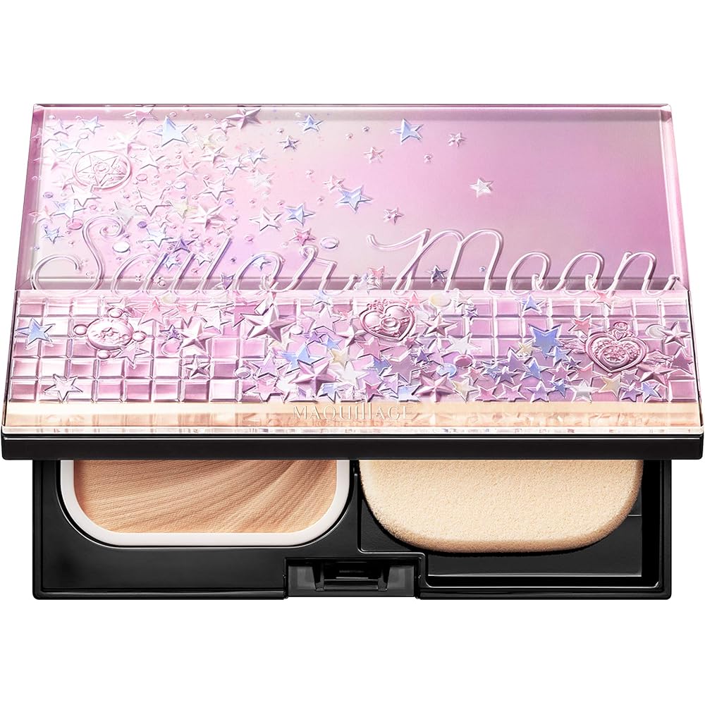 Majolica Majorca Dramatic Powdery UV Case Set Sailor Moon Design SPF25 PA+++ 9.3g