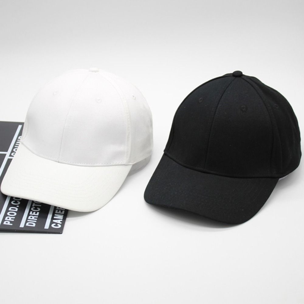 Solid Color Plush Baseball Cap 55-60cm Adjustable Sports Baseball Cap  Men/Women