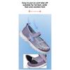 Ladies' Barefoot Walking Shoes, Velcro Adjustable Flat Shoes, Arthritis Edema Casual Shoes, Breathable and Convenient Slip In Sports Shoes