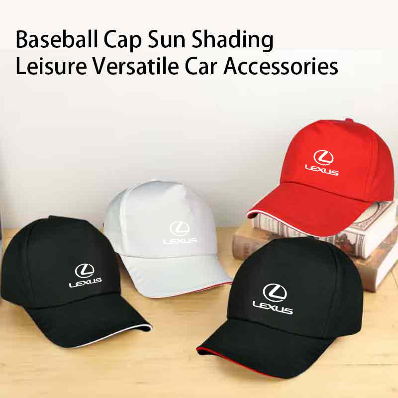 Auto-Sonnenhut Baseballkappe Outdoor-Sonnenschutzhut Zubehör für Lexus IS250 IS200 CT200h GS300 LS430 RX450h LX570 IS300 ES RX