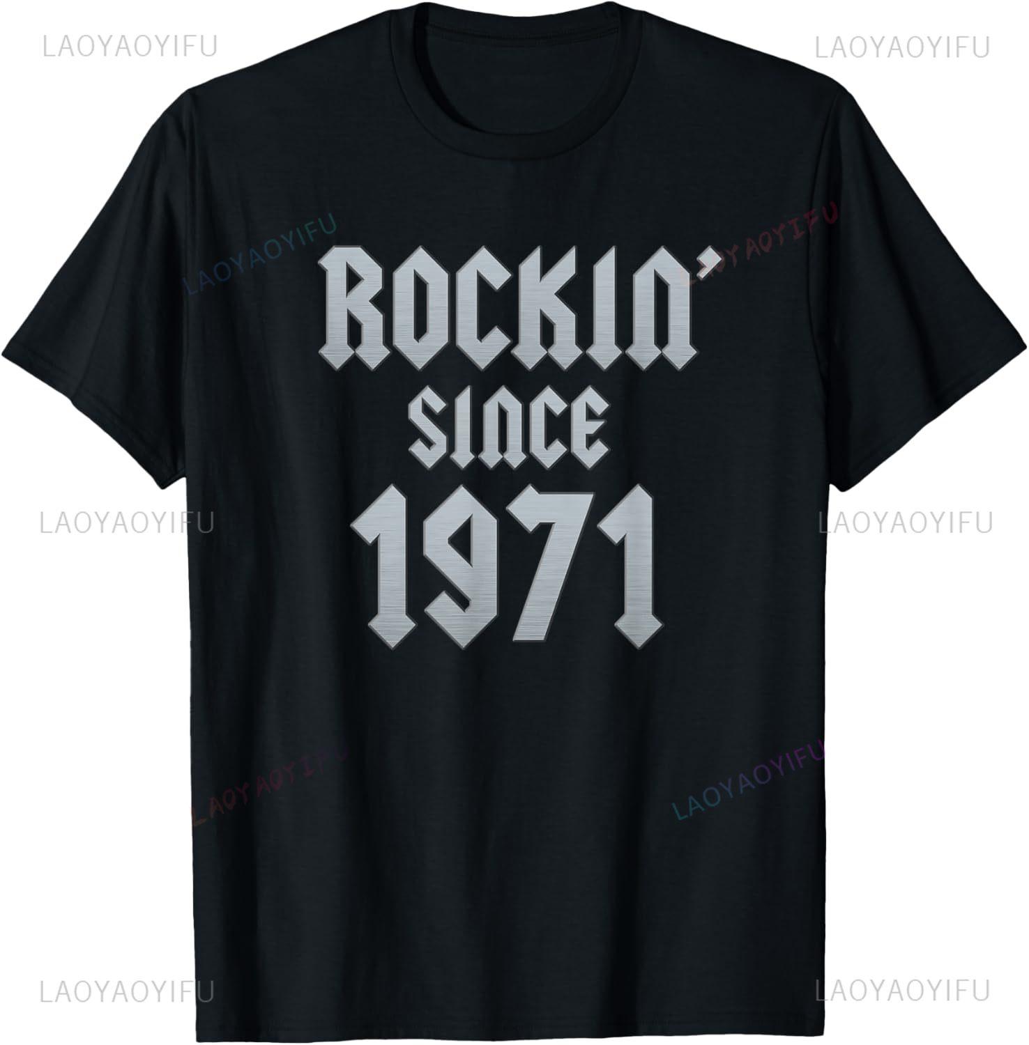 Classic 1971 Limited Edition 54th Birthday Classic Car TShirt Funny Shirt Casual Personalized Clothing Ropa Hombre S