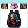 Spacious 15 Inch Harley Quinn Backpack Large Capacity Lightweight Oxford Fabric
