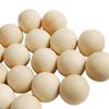 100 Pack Natural Wood Beads Wooden for DIY Macrame Jewelry Making Loose Charms And Crafting