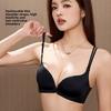 Fashion Versatile Front Closure Push Up Bra, Small Bust Non-Slip Lifting Side Gathering Seamless Sexy Back Bra