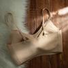 Micro-abraded vest type seamless underwear women's small breasts micro-gathering sports bra closed breast anti-sagging bra
