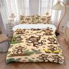 Monkey Adventure Print 3Pcs Bedding Setduvet Cover With 2 Bedropillowcase Home Birthday Gift