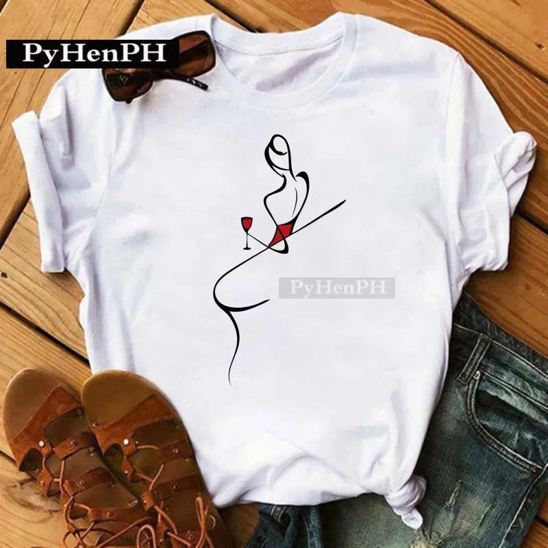 Women's Fashion Western Ballet Dancer Short Sleeve T-shirt Casual Elegant Summer Top Polyester Fabric Girl's Personality Sister