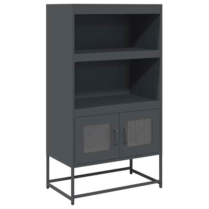 VidaXL Highboard Anthracite 68x39x123 Cm Steel, Cabinet, Storage Cabinet, Highboard, Sideboard, Cabinet 853370