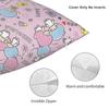 Sanrio Little Twin Stars Anime Cover 45x45cm Soft Lala Cartoon Kiki Cute Throw Pillow for Sofa Square Pillowcase Decoration