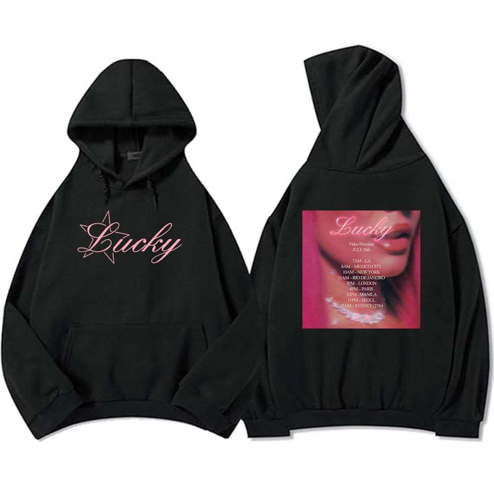 

Halsey Lucky Album Graphic Hoodies Men Streetwear Hip Hop Casual Winter Hooded Sweatshirt Moletom Long Sleeve Unisex Hoodie 3XL