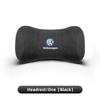 Car Seat Safety Headrest Pad Auto Emblem Neck Pillow For VW Golf Polo Tiguan Touran Jetta Passat CC T5 GTI Arteon T-Cross Beetle Zl9
