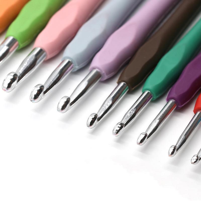 Household Soft Handle Crochet Tool Set Knitting Sweater Needle Crochet Diy Knitting Scarf Bag Double Head Wool Needle