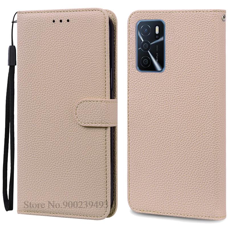 Pour OPPO A16 Étui Portefeuille à Rabat en Cuir Pour Oppo A16s Étui OppoA16 s CPH2269 CPH2271 Étui en Silicone Pour Oppo A16 A16s Housse