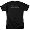 Death Caused By Saliva Unisexs T Shirt Black Ly