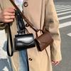 Women's Vintage Synthetic Leather Crossbody Bag Chic Flap Buckle Shoulder Purse Adjustable Strap Lightweight Compact Design Casual Everyday Use