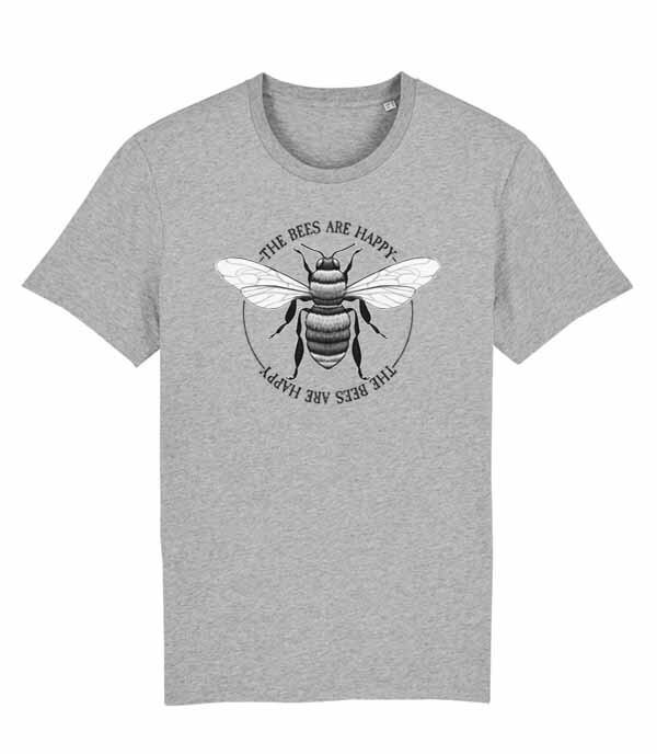 The Bees Are Happy Bumble Bee Honey Bee Unisexs Fit TShirt