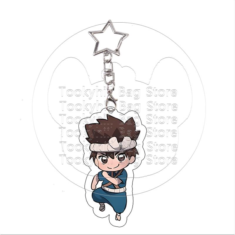 Dr. Stone Acrylic Keychain Kawaii Student Senku Ishigami Exquisite Senku Ishigami Gen Asagiri Keyring Bag Pendant Birthday Gift