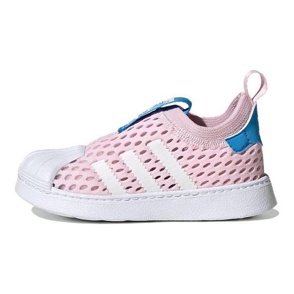 adidas Originals Superstar 360 2.0 Low Top Walking Shoes Pink Baby Shoes FZ5607