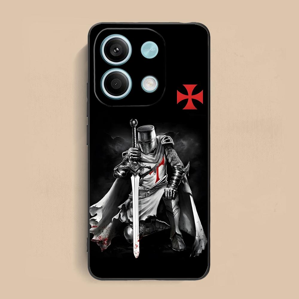 Tempelritter Handyhülle für Xiaomi Redmi Note 14 13 12 11 S Pro Plus 4G 5G Farbige Druckabdeckung Hübsche Hülle Luxus