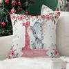 Elephant Baby Shower Pillow Cushion Cover Pillowcase Living Room Sofa Home decorative pillowcase