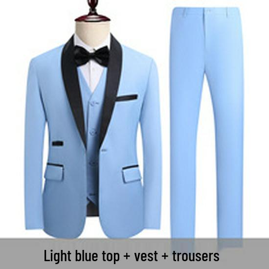 Noble Dragon Zhongshan Suit - Men's High-End Chinese Wedding & Formal Wear