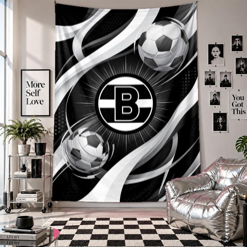 Borussia Mönchengladbach Wall Tapestry Home Decor Wall Hanging Cloth for Bedroom Living Room Background
