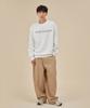 ASTRAL PROJECTION Ancient Monk Loose Fit Sweatshirt_White
