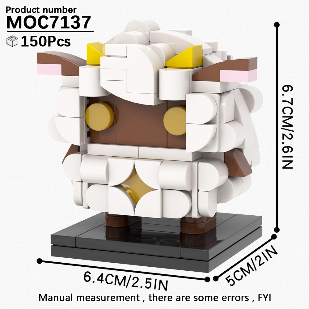 MOOXI Animal Series MOC Brick Panda Tiger Cat BrickHeaded Ser Model Adultes Building Block Kids Education Toys For Children Gift