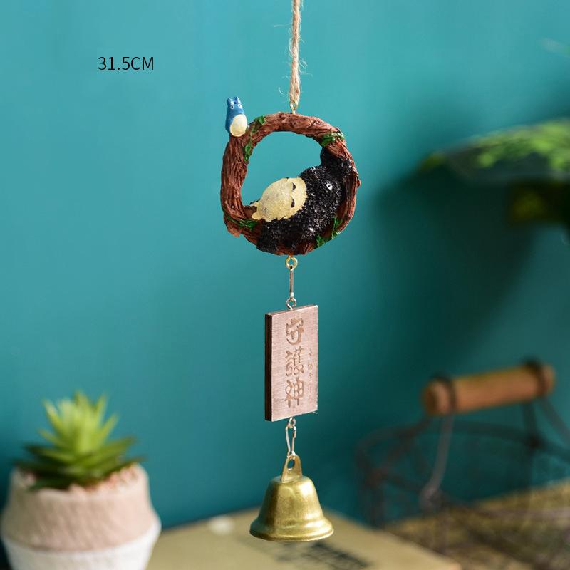 Japanese Style Outdoor Wind Chime Ornaments Balcony Room Indoor Jingle Door Pendant Healing Style High-End Bell