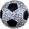 1pc Abstract Wave Lightweight PVC Training Soccer Ball, Size 5, Suitable for Indoor and Outdoor TrainingGift y60326