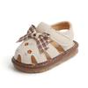 Summer Baby Girl Anti-slip Squeaky Velcro Bow Sandals - First Walker Shoes